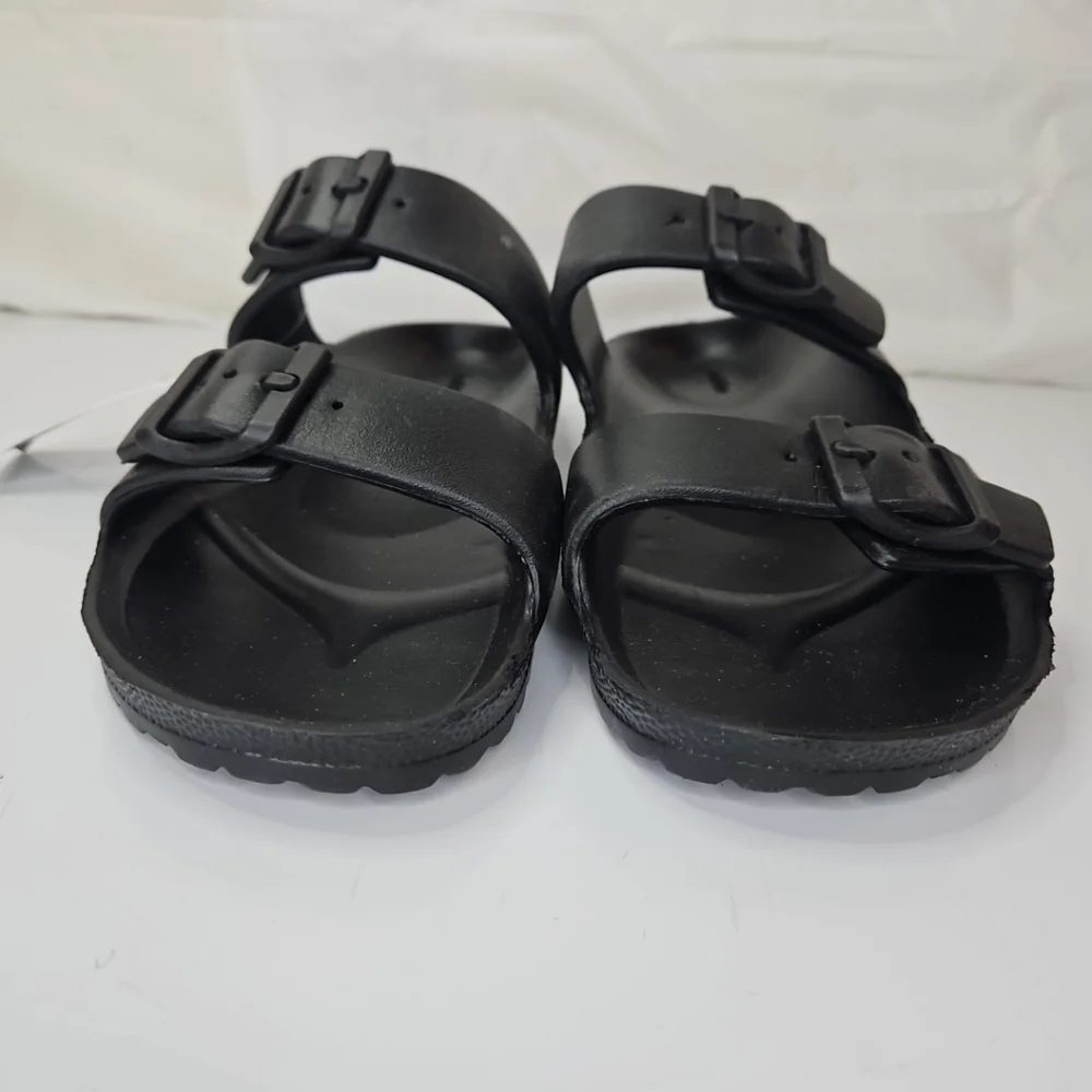 Goodfellow Men's Sandals Casual  Foam Slip On Black Buckle Strap Size 8